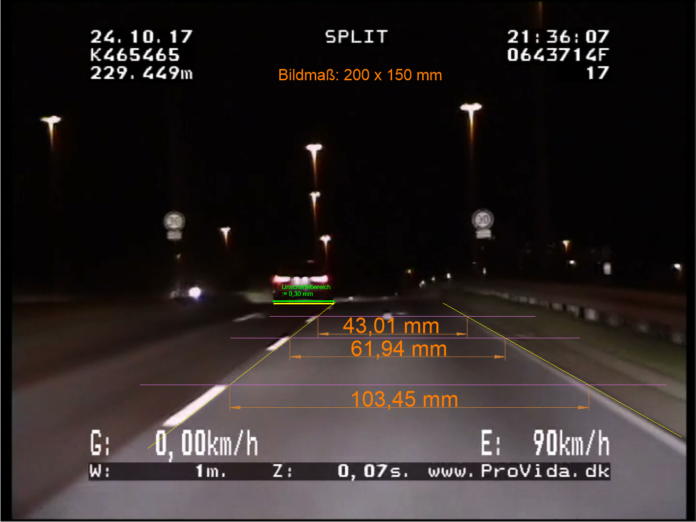 ForSeMa GmbH - Ermittlung der Kamerakonstanten (Brennweite)