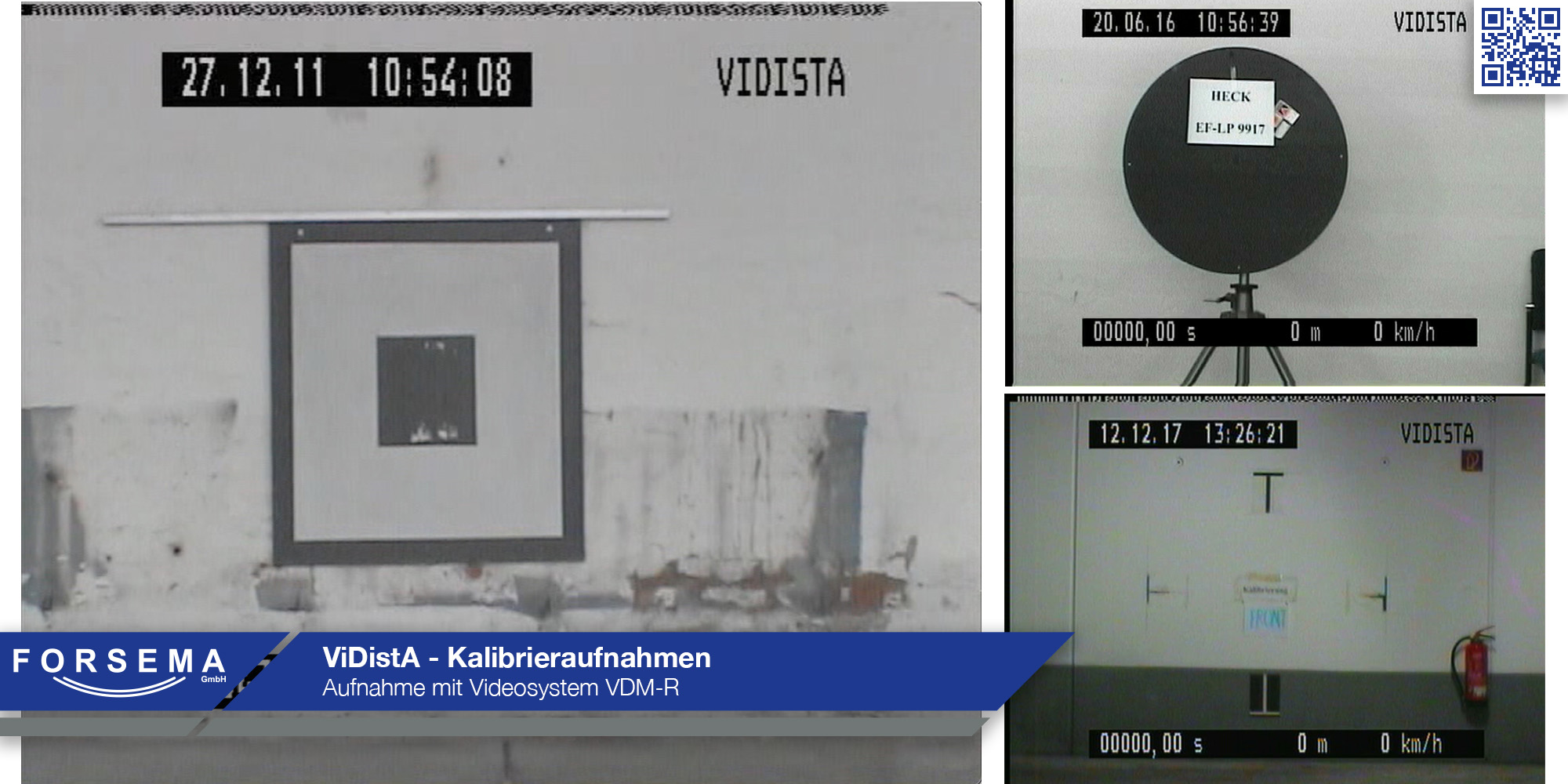 ViDistA - Beispiele für Kalibriervideos