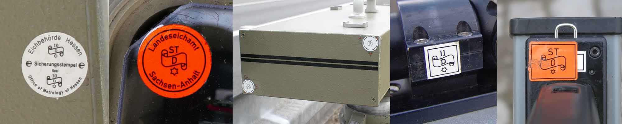 Musterbilder von Sicherungssíegel